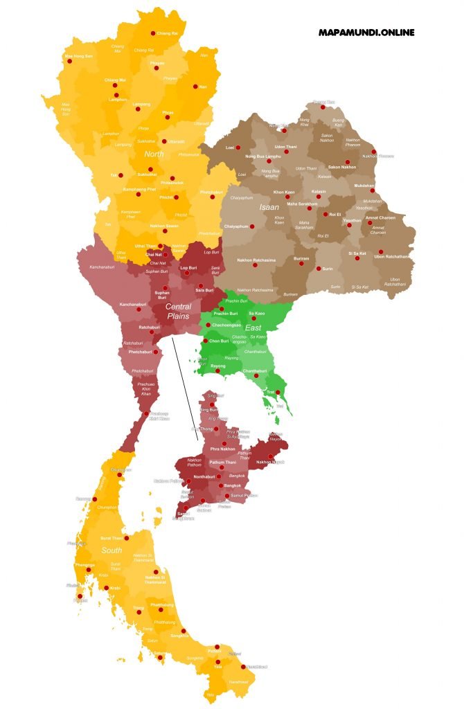 Provincias de Tailandia